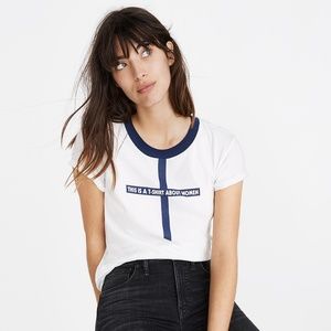 Madewell x Monogram This is a T-Shirt about women